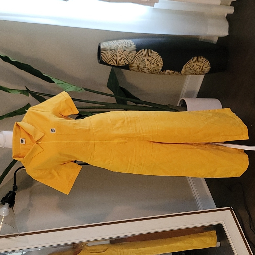 Lucy & Yak Yellow Ragan Jumpsuit (old style, no elastic)🍯